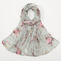 2023 New Arab Modern Exclusive Hijab Prints Muslim Chic Feminine Shawls Floral Printed Chiffon Hijab Scarf