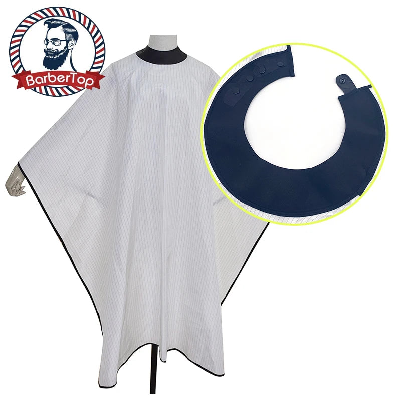 Salon Barber Cape for Men-Women Hairdressing Waterproof Snap Closure Apron Hair Cutting Capes for Adults
