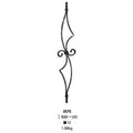 Ornamental Wrought Iron Porch Balusters Spindles for Staircase Railing Handrail Balcony Balustrade Gate Fence Parts
