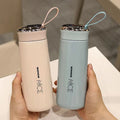 Personalized 400ml Hot Cold Sports Water Bottles Custom Outdoor Kids Advertising Plastic with Glass Liner Promotions Gifts
