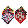 MIO Custom Bandana Logo Caribbean Flags Bandana Pirate Cotton Bandana Face Scarf Multifunction Paisley Printed Head Scarf
