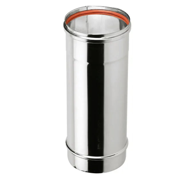 SS304 Single Wall sealed Exhaust Pipe Socket-spigot Chimney Pipe for Oil / Gas / Wood Stove