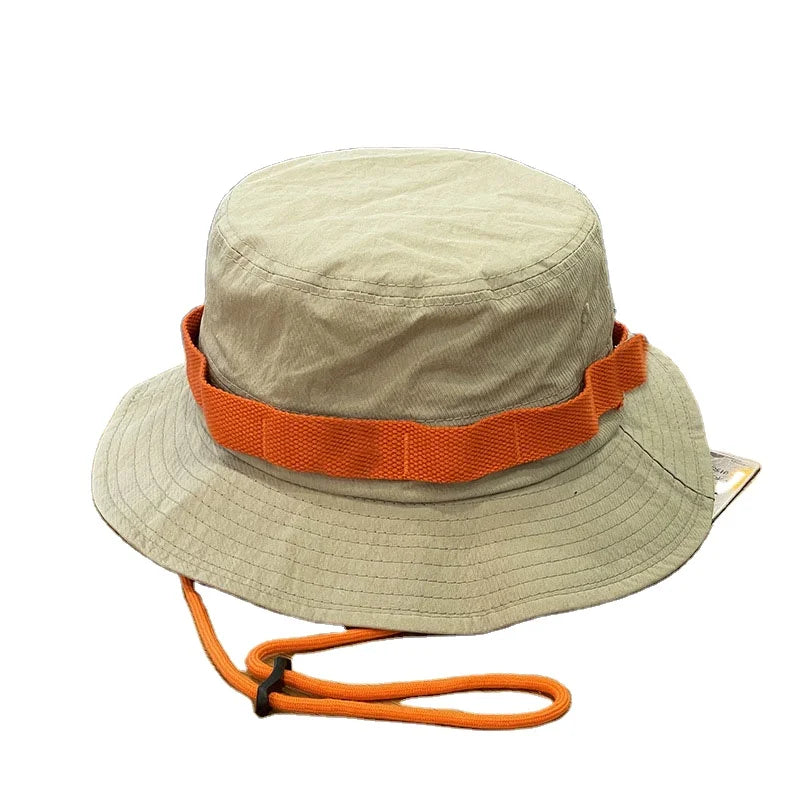 Hot Selling Manufacturers Colorful Waterproof Bucket Hat for Fishing Custom Rubber Label