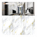 High Gloss Bamboo Charcoal Crystal Fiber 5mm/8mm Fireproof Marble Veneer Wall Panel for Hotel & Household Use