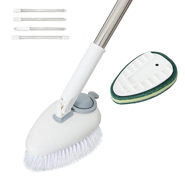 Long Handle Plastic Bathroom Cleaning Brush with Soap Dispenser