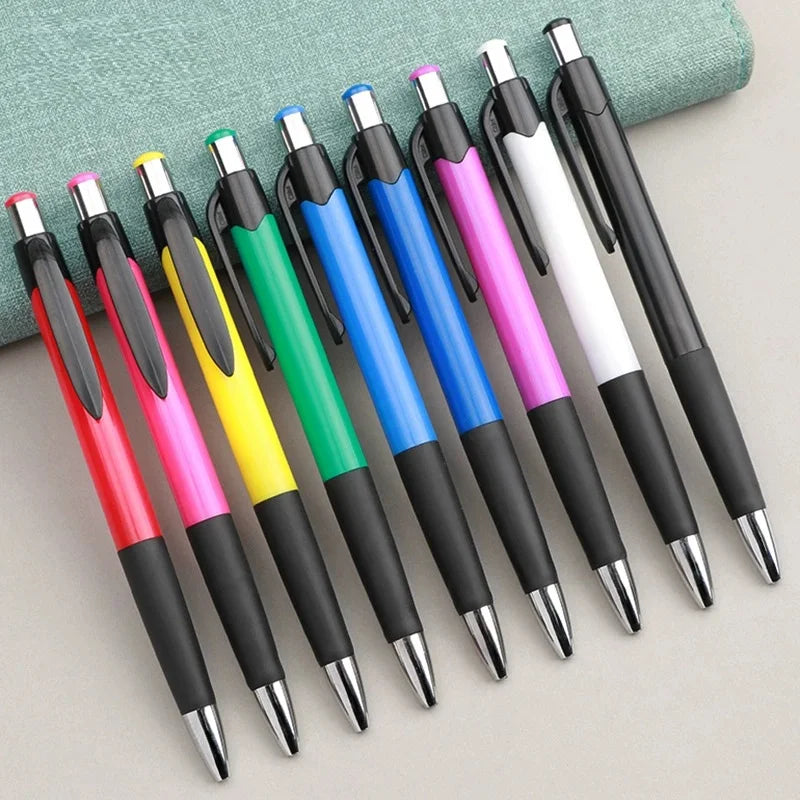 Spot Ballpoint Pen Custom Printing logo Press Color Oil Pen Custom Advertising Business Gift Ballpoint Pen