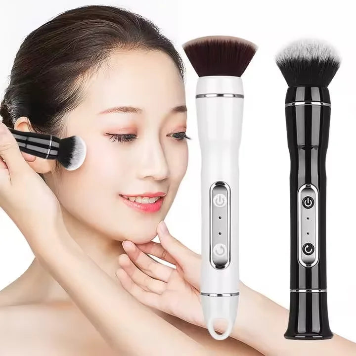 USB Rechargeable Makeup Brush Set 5W Automatic 3 Speeds Rotating Cosmetics Brushes 200RPM Electric Beauty Makeup Tool