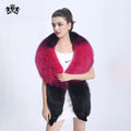 Winter Luxurious Real Fur Shawl Natural Fox Skin Scarves Fashion Fur Stoles for Women