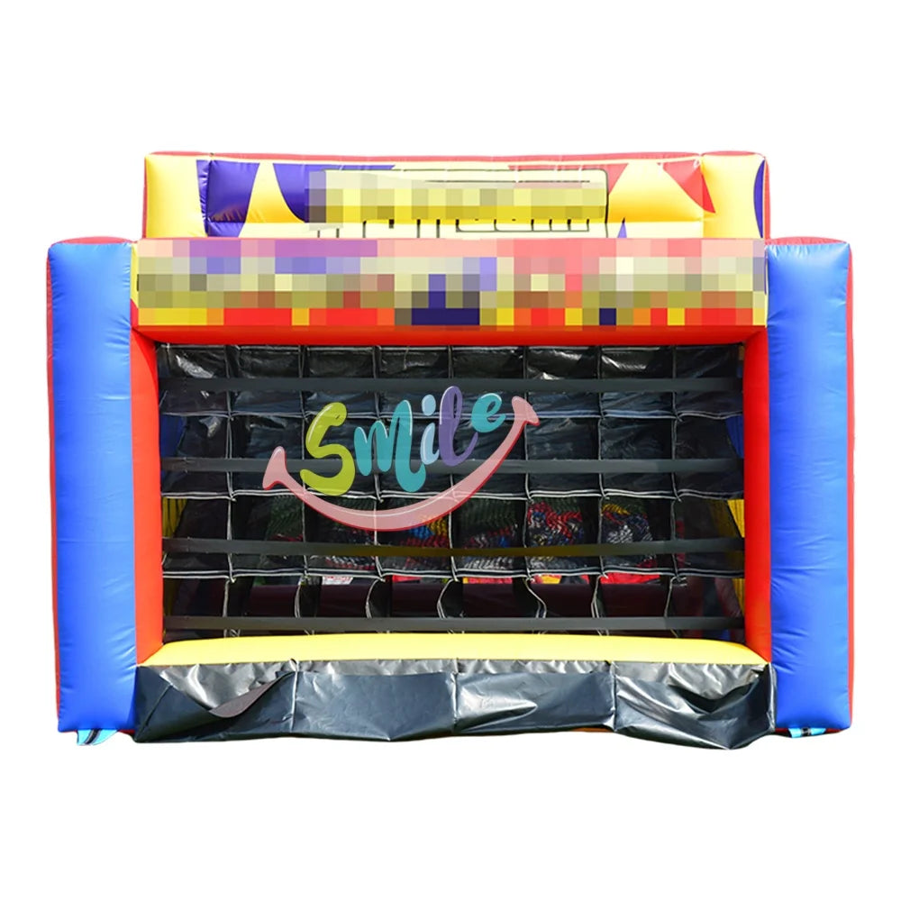 Fair Festival Bounce Hoop Shooting Game Inflatable Connect 4 in a Row Basketball Game for Sale