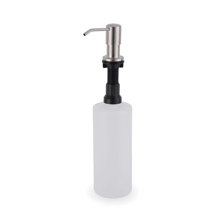 Factory Direct Supply Stainless Steel Kitchen Pump Hand Soap Dispenser Plastic Bottle for Shampoo Shower Gel Liquid for Home Use