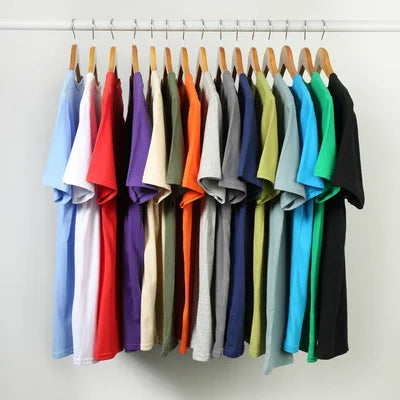 Men's Oversized Knitted 100% Cotton Short Sleeve T-Shirt-Eco-Friendly & Breathable