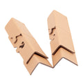 L Shaped Board Corner Protector Kraft Paper Pallet Corner Protector