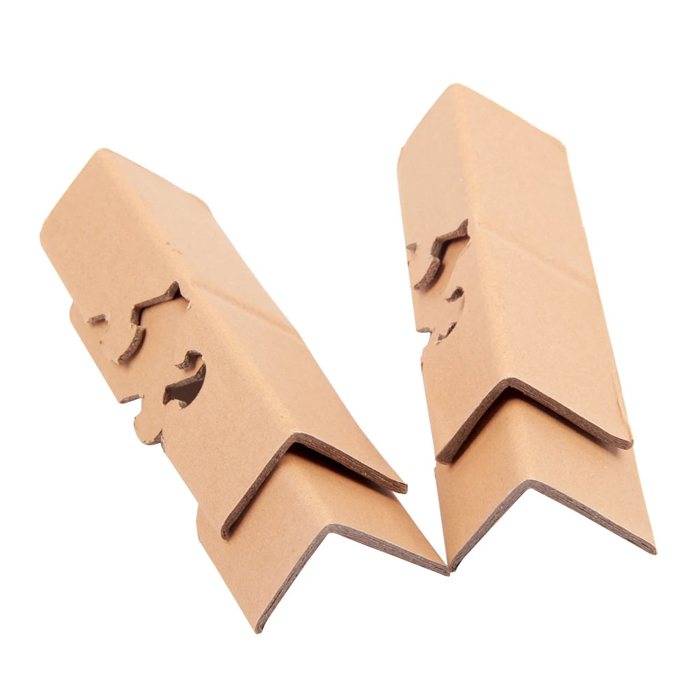 L Shaped Board Corner Protector Kraft Paper Pallet Corner Protector