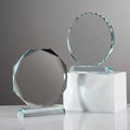 Hot Sale Cheap Blank Glass Octagonal Awards Medal Wholesale Various Sizes Trophy Kids Charity Community Plaque for Engraving