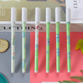 Cute Dinosaur Hat Pulling Student Gel Pen Creative Stationery Office Supplies Fun Flower Film Signature Pen