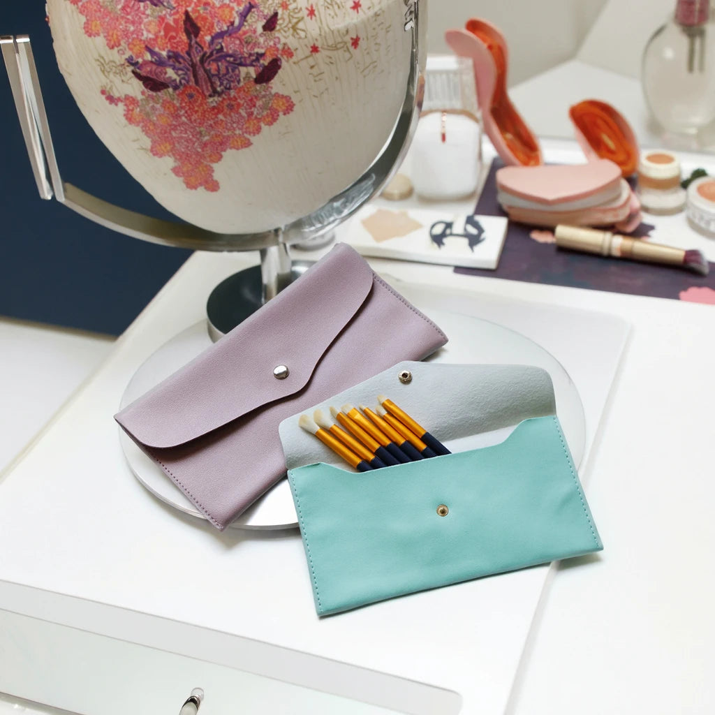 Popular Design Makeup Brushes Organizer Envelope Storage Bag Beauty Makeup Cosmetic Bag