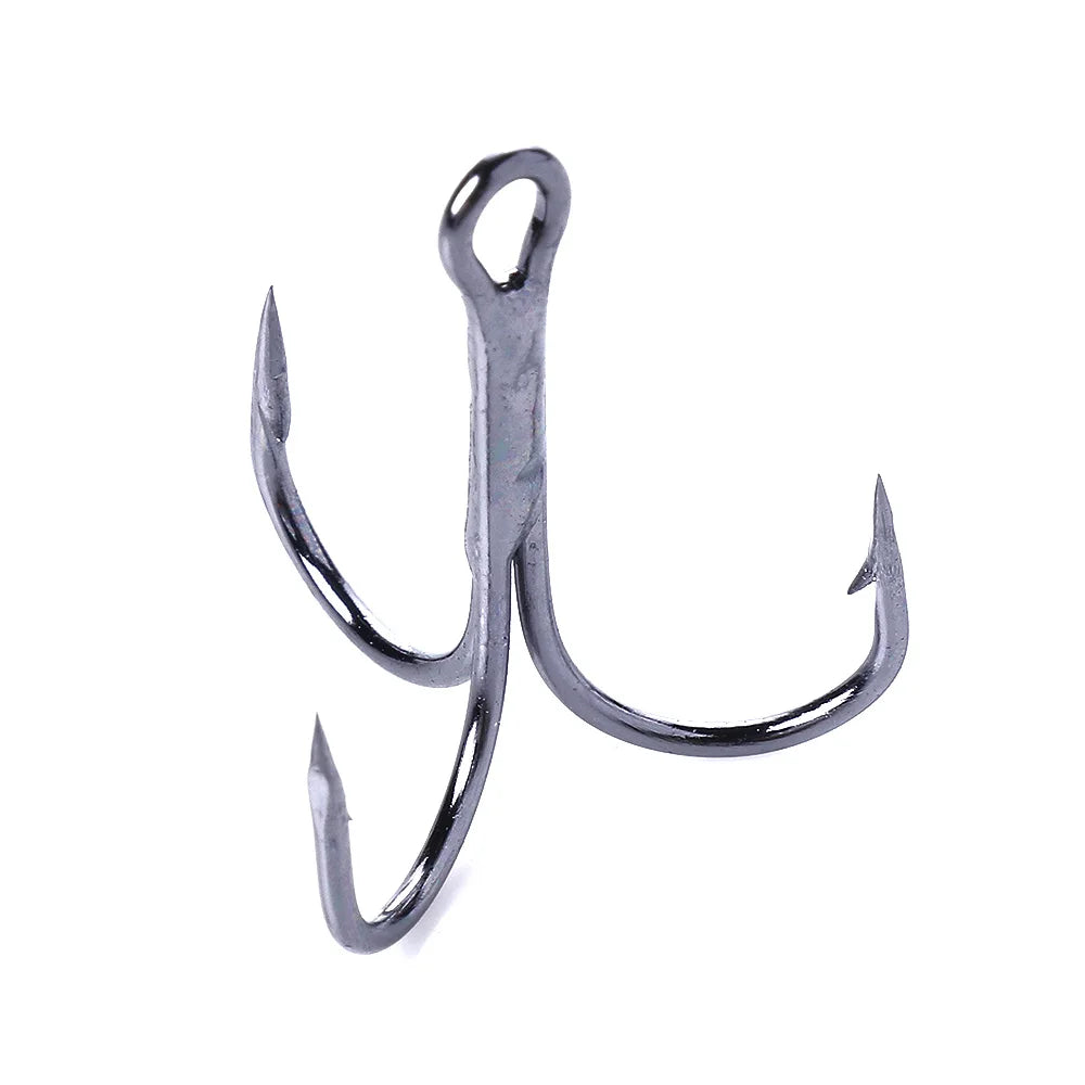 1pcs Lure High Carbon Steel Treble Hook Carp Fishing Hook Saltwater Sea Single Hooks with Different Size