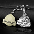 Movie Gift Jurassic Dinosaur Key Chain Retro Metal Dinosaur Pendant Student Bag Pendant Advertising Gift