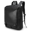 Men's Wholesale Vintage Black Back Pack Bags Men Genuine Leather Backpack Cowhide School Bags
