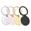 Hot-Selling Military Brand Stainless Steel Key Chain Personalized Multi-Color Laser Engraved LOG Cross-Border Gift