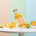 Wholesale CAPOT Brand 250ml/350ml/500ml Clear Cylinder Glass Beverage Bottles Screw Cap Screen Printing for Water Tequila Brandy
