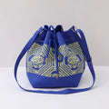 High Quality Fashion Women's Vintage Knitted Handbag Portable Ethnic Style Shoulder Tote Bags With Drawstring