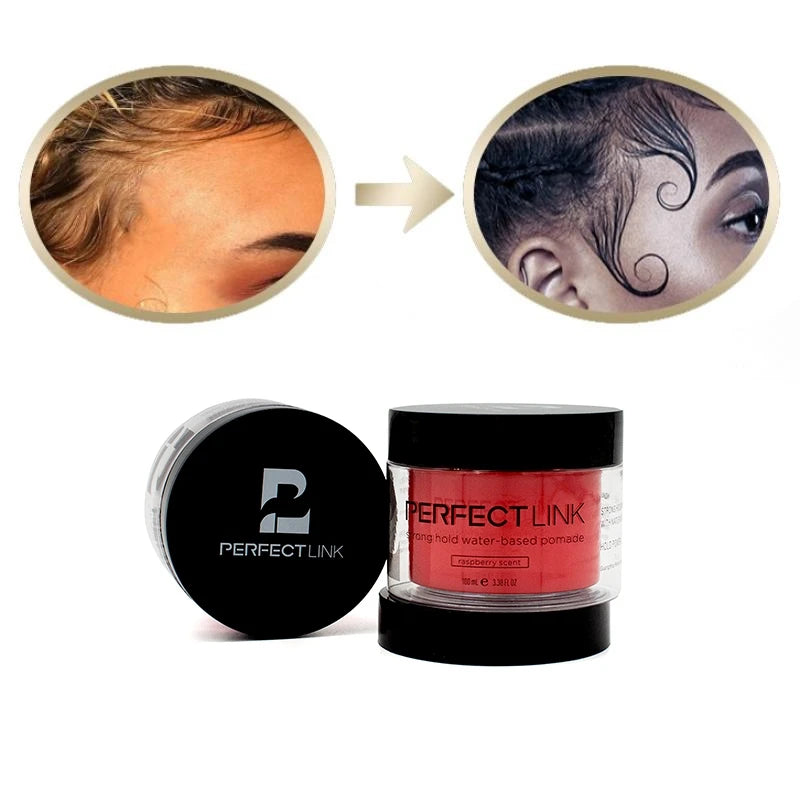 Custom Label Strong Hold Hair Wax Extra Hold Edge Control Heat Protection 48 Hours Long Lasting Private Label Unisex