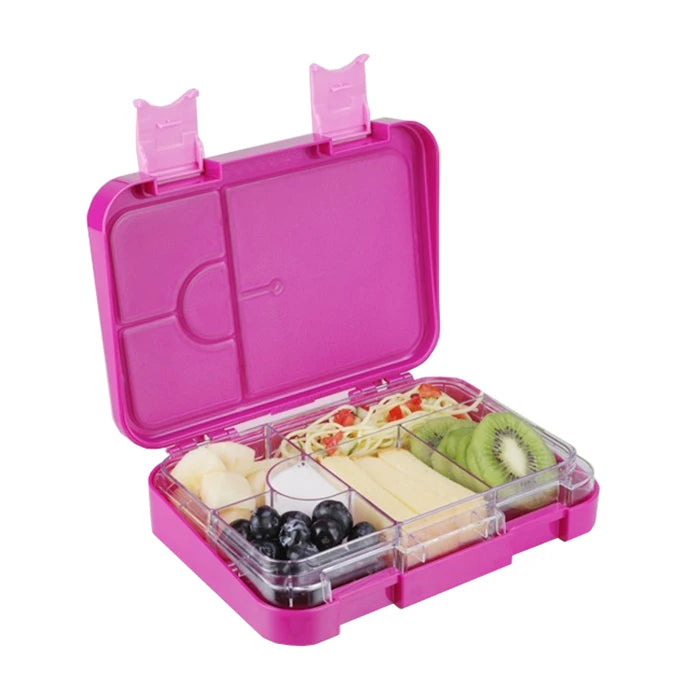 BPA-Free Rectangle Lunch Box Kids Newborn to School-Age Back-to-School Gift Leakproof Student Bento Box for Newborn Children