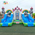 Customized Large Outdoor Playground Kids Inflatable Bouncing House Jumping Castle Combo Slide for Sale