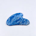 Huiying Natural Blue Aventurine Gua Sha Scraping Therapy Heart Guasha Tools