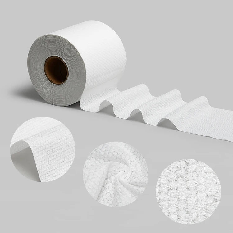 Spunlace Nonwoven Fabric Wet Wipes Used Soft Spunlace Nonwoven Fabric Roll Disposable Skin-friendly Material