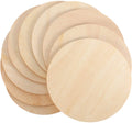 12-Inch Unfinished Wood Rounds Painted Wooden Cutouts for Beds & Pellet Saw Wood Circles for Crafts