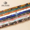 4x4mm Natural Quartz Square Shape Gemstone Loose Beads for Making Necklace and Earring LINK JD GEMS JDXFK03