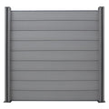 Wood Plastic Decorative Garden Fence Wood Plastics Composite Fencing Wpc Fence