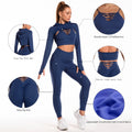 Activewear Hooded Yoga Sets Fitness Women Yoga Pants Sets Gym Workout Sets Clothing Women 2022