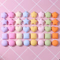 New Design Colorful Artificial Resin Flat Back Star Heart Square Round Flower Shaped Cabochons for Jewelry Making