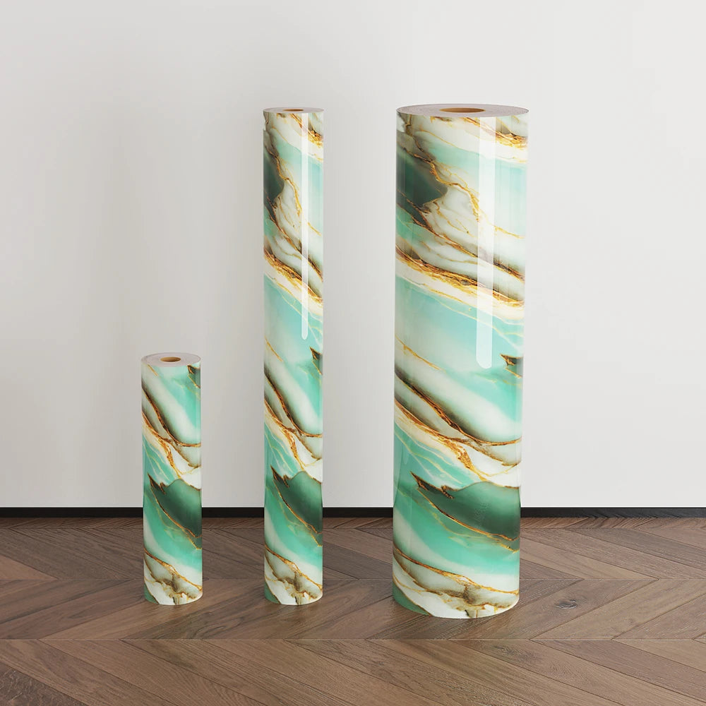 Hot Gilded Self-adhesive Waterproof Thicken Marble IXPE PET Wall Sticker TV Background Bedroom Living Room Sticker Wall Panel