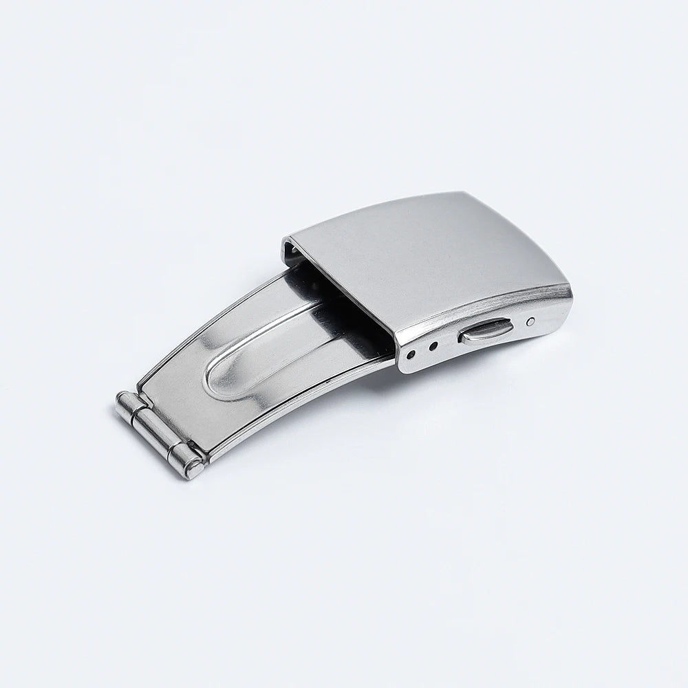 Factory Wholesale Stainless Steel Watch Buckle 18mm 20mm 22mm Butterfly Watch Clasp