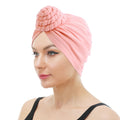 Chemo Knotted Braid Turban Cap Ethnic Wrap Turban Headwear Muslim Turban for Hat for Women