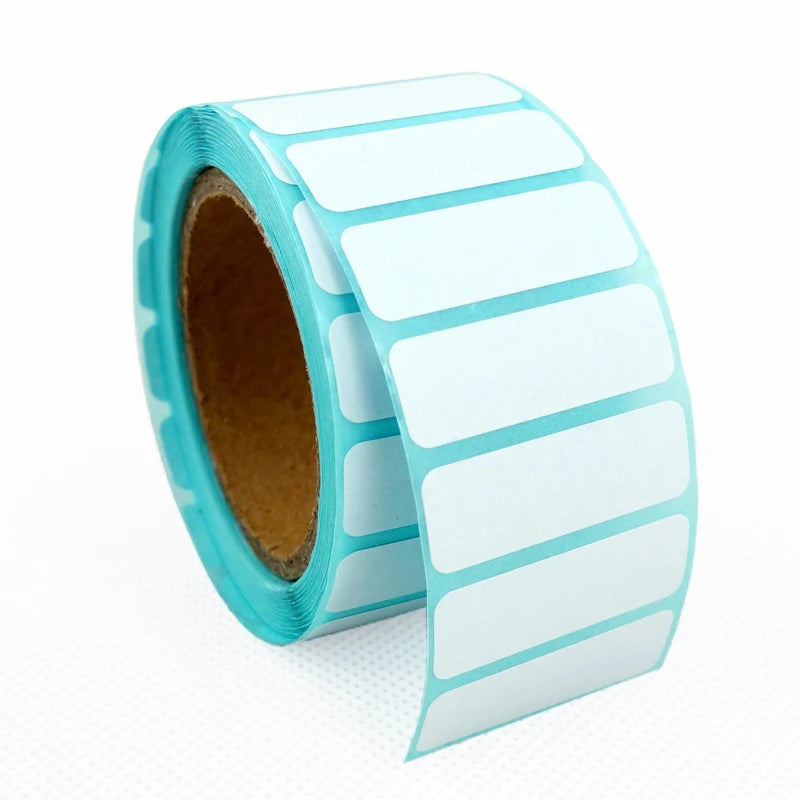 Custom Blank Continuous Direct Vinyl Thermal Self Adhesive Barcode Price Printer Digital Label Sticker Heat Sensitive Paper Roll