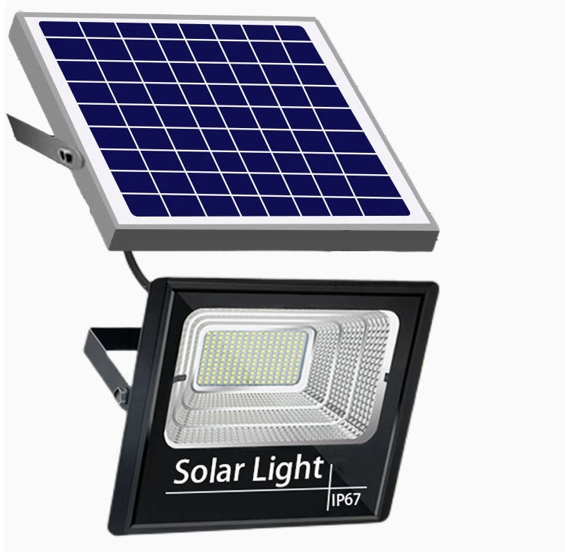 Jpungsun Waterproof Ip65 Outdoor Remote Control Aluminum Smd 40w 60w 100w 200w 300w Solar Led Flood Light