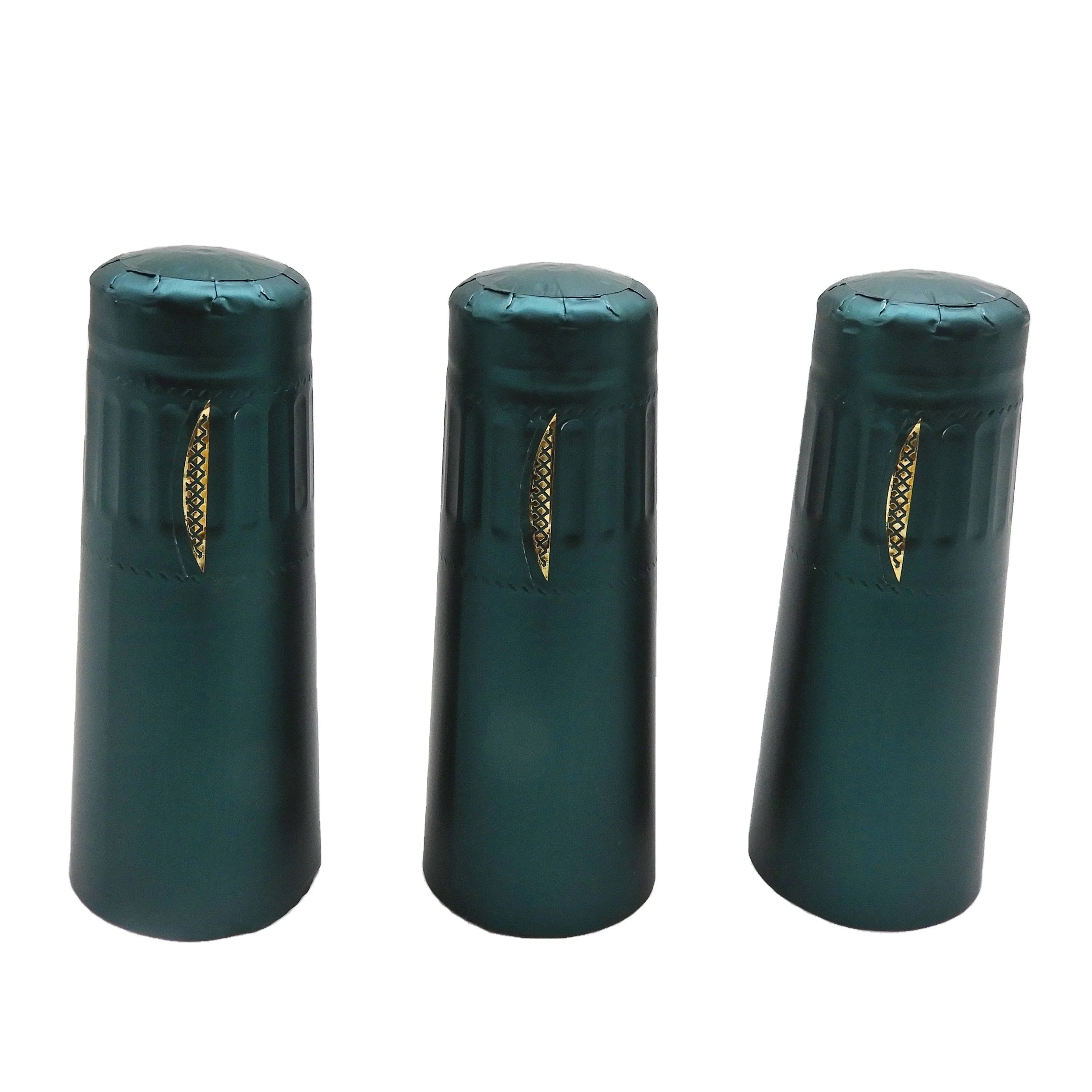 Custom Color Sparkling Wine Capsule 34*120mm Champagne Bottle Aluminium Capsule