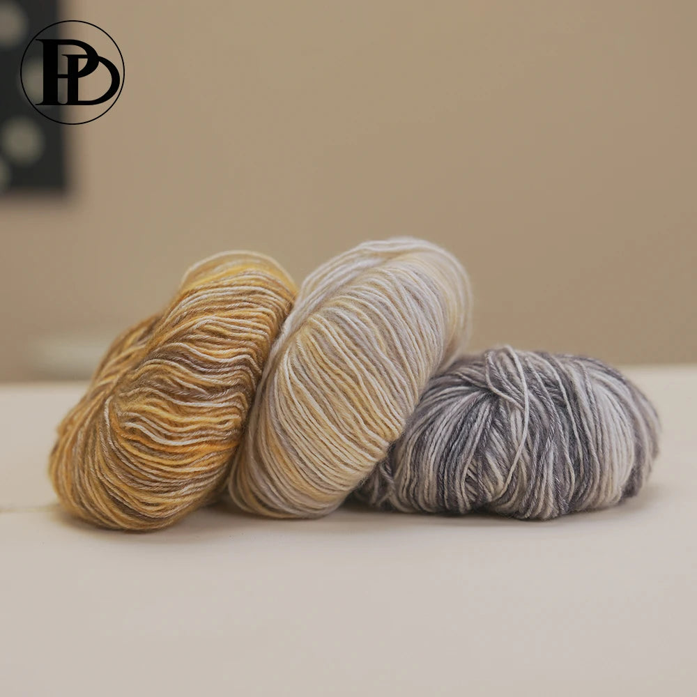 Melange Triblend Yarn for Knitting Eco Friendly Woven Yarn Dyed Wool Cotton Acrylic Blend Yarn
