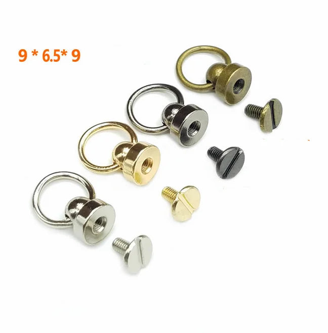 Phone Shell Rivets Button Stud Screw Nail Rivet Screw Back Leather Belt for Sewing Handmade DIY Accessories Material