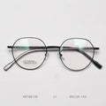 Pure Titanium Round Retro Glasses Frame Full Frame Myopia Glasses Men and Women Fashion Prescription Spectacles Frames