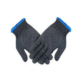 40 Grams 10 Gauge Black Cotton Knitted Work Gloves Thick Durable Non-Slip Safety Gloves