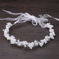Bridal Handmade Crystal Flower Hairband Wedding Headband Children's Hair Accessories