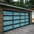 Customizable Electric Villa Door Transparent Glass and Aluminum Alloy Windproof Feature Finished Surface