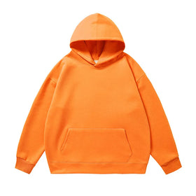 Hot Selling Unisex Oversized Crewneck Sweatshirt Men's Stringless Fitness Heavy Cotton Hoodies Hood Cartoon Pattern for Spring