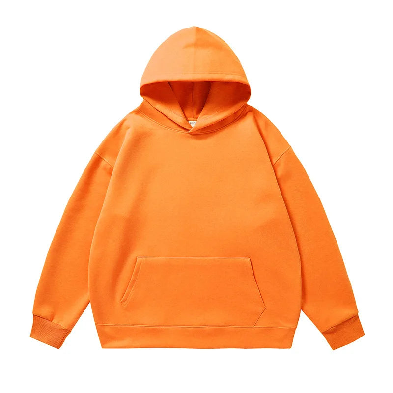 Hot Selling Unisex Oversized Crewneck Sweatshirt Men's Stringless Fitness Heavy Cotton Hoodies Hood Cartoon Pattern for Spring